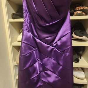 Cache Vibrant Purple Gown
